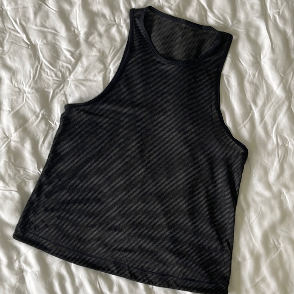 Lululemon Black Silverescent Tank - Size 4